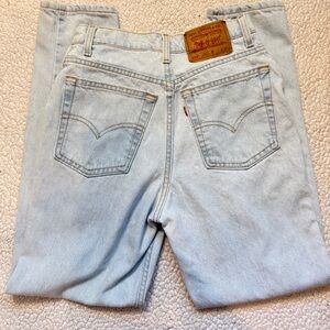 Levi's Light Blue Straight Leg Jeans